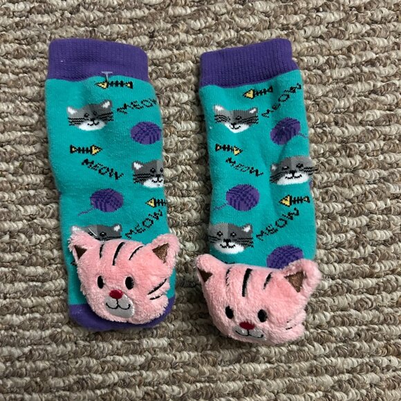Toddler Cat Socks - Picture 1 of 4